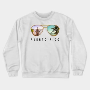 Puerto rico Sunglasess Crewneck Sweatshirt